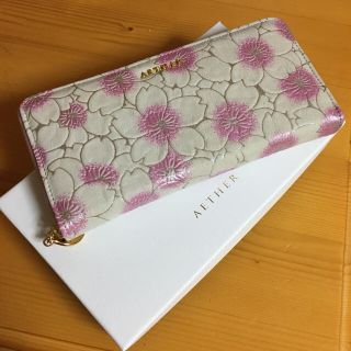 AETHEL♡桜ロングウォレット ラ・フロレゾン 本革 最終値下げ(財布)