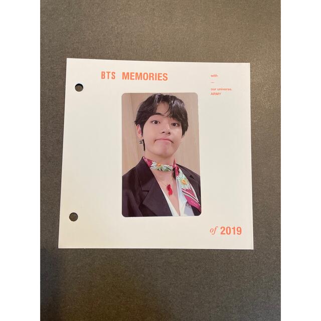 BTS memories 2019 Blu-ray 両面　トレカ　テテ　v