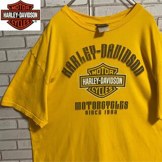 ハーレーダビッドソン Tシャツ・カットソー(メンズ)（イエロー/黄色系 