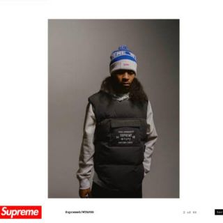 【L】 Supreme wtaps tactical down vest