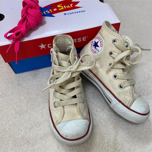 CONVERSE(コンバース)のコンバース ハイカット キッズ15センチ キッズ/ベビー/マタニティのキッズ靴/シューズ(15cm~)(スニーカー)の商品写真