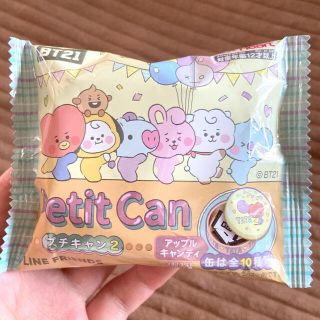 ビーティーイシビル(BT21)のBT21プチキャン2 アップルキャンディ　3個入り(菓子/デザート)