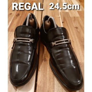 リーガル(REGAL)のリーガル　ビットローファー　ブラック　24.5cm(ドレス/ビジネス)