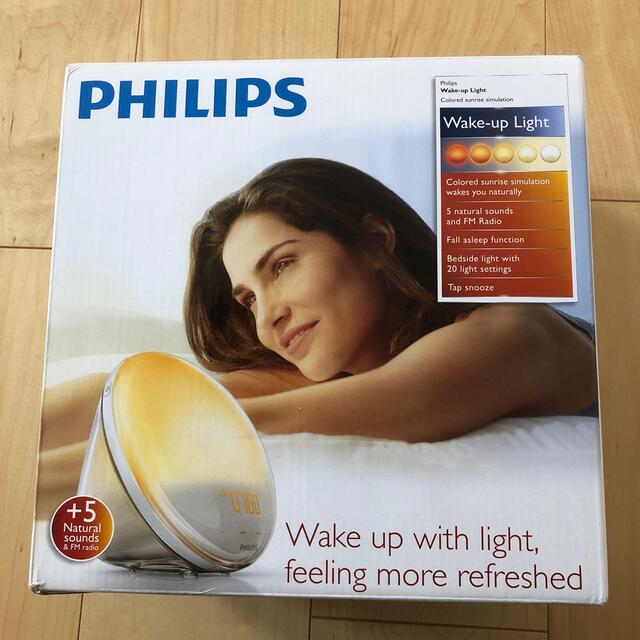 PHILIPS(フィリップス)の光目覚まし時計　 インテリア/住まい/日用品のインテリア小物(置時計)の商品写真