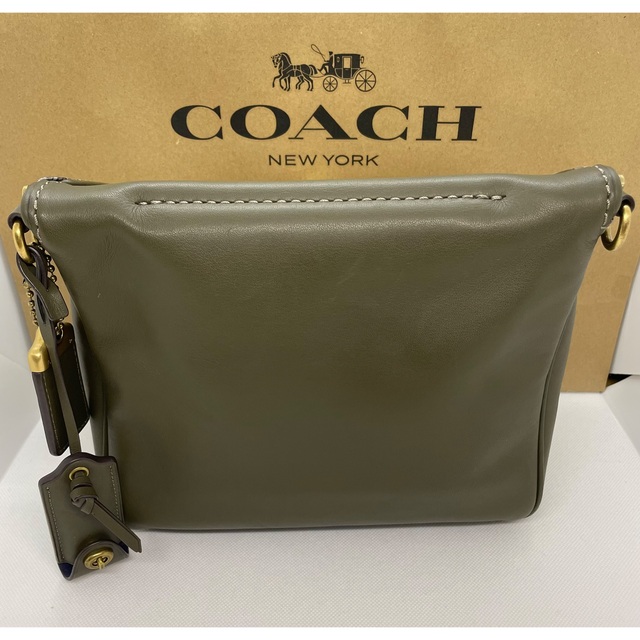 【新品】COACH★ライダー バッグ 24 ウィズ スネークスキン ディテール