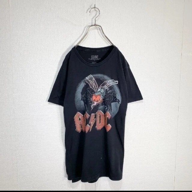 ART VINTAGE(アートヴィンテージ)のACDC バンドTシャツ 両面プリント ブラック メンズのトップス(Tシャツ/カットソー(半袖/袖なし))の商品写真