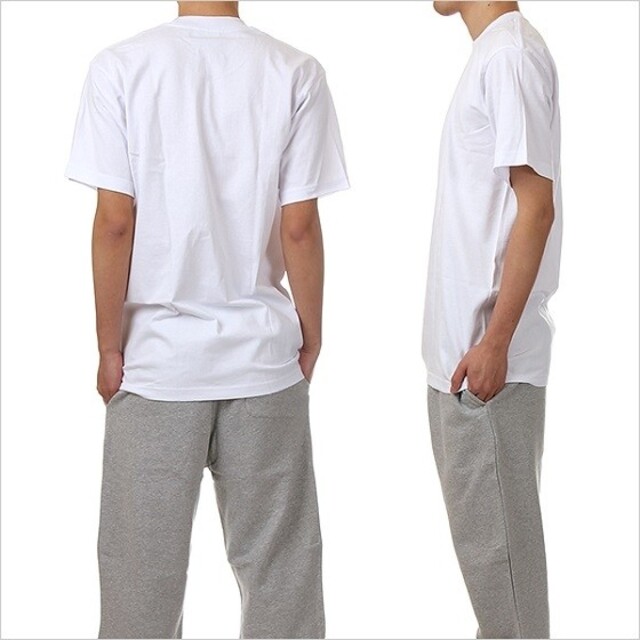 PRO CLUB(プロクラブ)の白 L 新品 PRO5 プロファイブ 無地 Tシャツ ホワイト ビッグサイズ メンズのトップス(Tシャツ/カットソー(半袖/袖なし))の商品写真