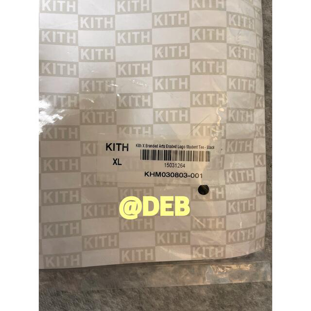 Kith for Daniel Arsham Box Logo Tee XLの通販 by でぶちゃん's Kith for Daniel Arsham Box Logo Tee XLの通販 by でぶちゃん's