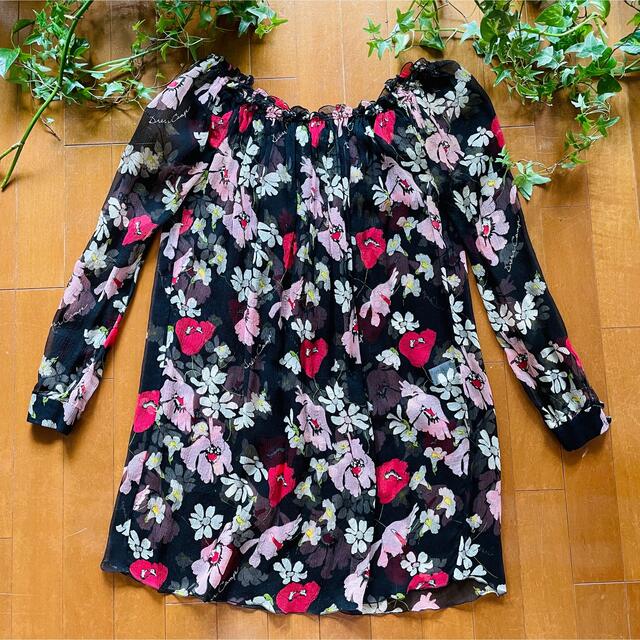 Dress Camp 花柄シルクワンピース | cao.com.ec
