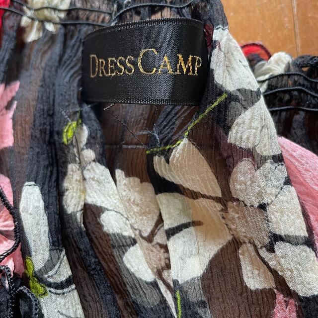 Dress Camp 花柄シルクワンピース レディースのワンピース(ミニワンピース)の商品写真