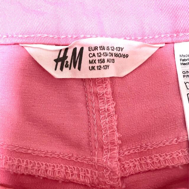H&M(エイチアンドエム)のH&M ショートパンツ ピンク キッズ/ベビー/マタニティのキッズ服女の子用(90cm~)(パンツ/スパッツ)の商品写真