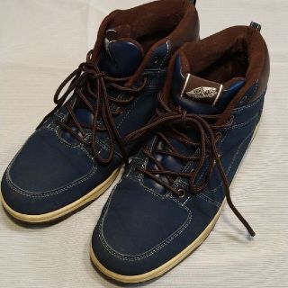 ヴァンズ(VANS)の防水加工　VANS ハイカット ネイビー 28cm(スニーカー)