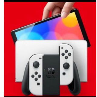 ニンテンドースイッチ(Nintendo Switch)の【新品】Nintendo Switch本体 有機ELモデル ホワイトカラー(家庭用ゲーム機本体)