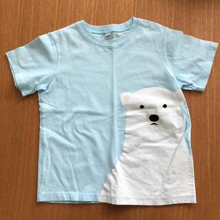 ムジルシリョウヒン(MUJI (無印良品))の無印良品　キッズ　Tシャツ　シロクマ　120(Tシャツ/カットソー)