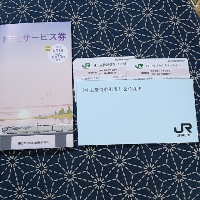 JR東日本旅客鉄道　株主優待割引券2枚