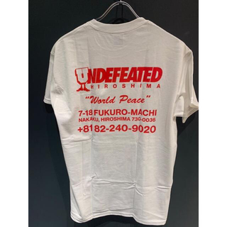 アンディフィーテッド(UNDEFEATED)のサイズ XLアンディフィーテッド リージョンTシャツ ホワイト(Tシャツ/カットソー(半袖/袖なし))