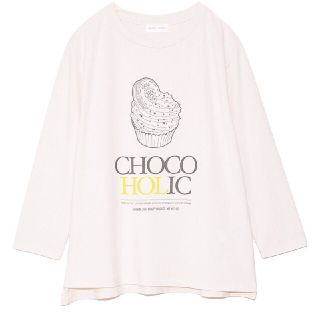 スナイデルホーム(SNIDEL HOME)のスナイデルホーム　カップケーキロングスリーブＴシャツ　ホワイト(Tシャツ(長袖/七分))