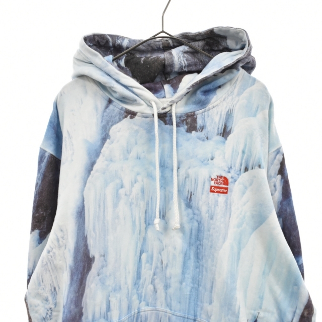 SUPREME シュプリーム 21SS Ice Climb Hooded Sweatshirt アイスクライムプルオーバーフーディスウェットパーカー ブルー NT12100I 2