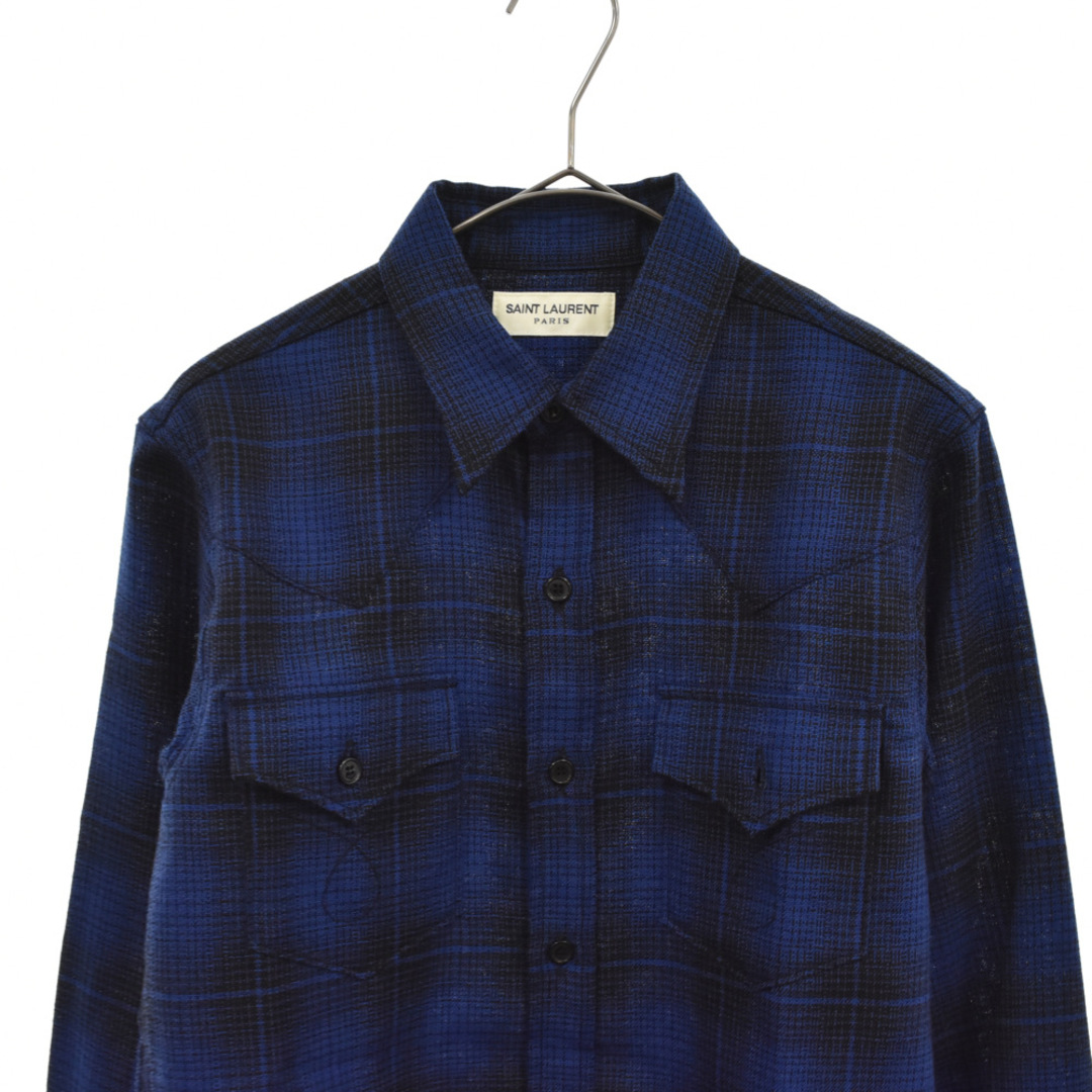 SAINT LAURENT PARIS サンローランパリ 16AW チェック柄デザイン