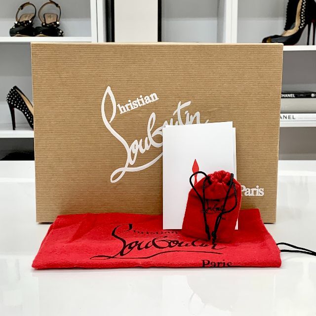 Christian Louboutin(クリスチャンルブタン)の4129 クリスチャンルブタン パテント オープントゥ パンプス ブラック レディースの靴/シューズ(ハイヒール/パンプス)の商品写真