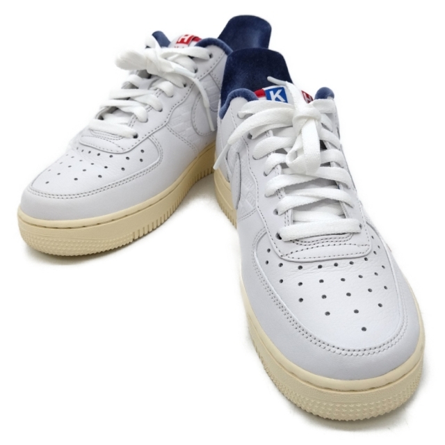 NIKE ナイキ ×KITH AIR FORCE 1 LOW FRANCE CZ7927-100 エアフォース 1 ロー フランス ローカットスニーカー