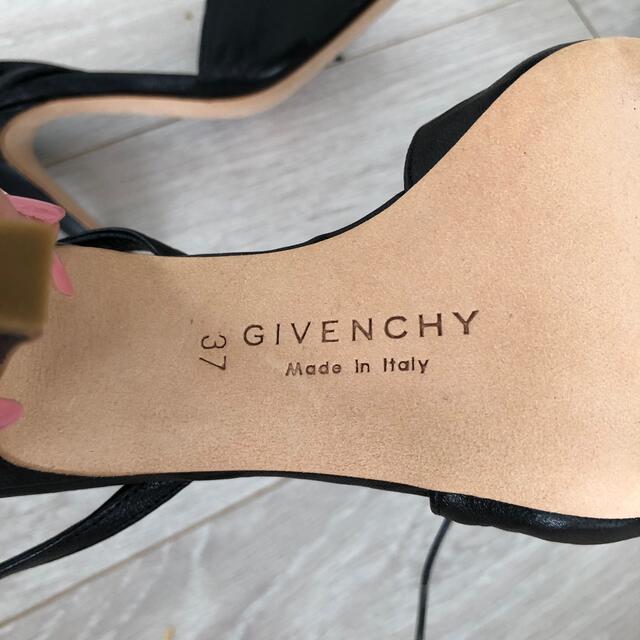 GIVENCHY(ジバンシィ)のジバンシー37.5サンダル　ロンハーマン　ドルチェ　グッチ　シャネル　リボン レディースの靴/シューズ(サンダル)の商品写真