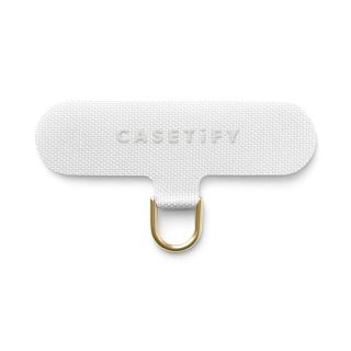 casetify ストラップカード　ゴールド(ストラップ/イヤホンジャック)