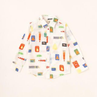 ポールスミス(Paul Smith)のポールスミス新品新作タグ付きキッズ パッケージ総柄長袖シャツ110、120(Tシャツ/カットソー)