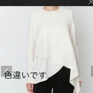 バーニーズニューヨーク(BARNEYS NEW YORK)の【専用】Long-sleeve Irregular Hem Blouse(カットソー(長袖/七分))