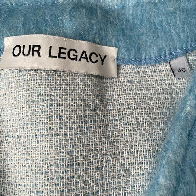 【OUR LEGACY】 CARDIGAN　BABY BLUE MOHAIR