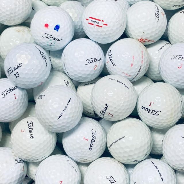 Titleist(タイトリスト)の■8・ロストボール タイトリスト ホワイト 100球 B スポーツ/アウトドアのゴルフ(その他)の商品写真