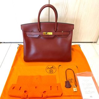 れなどもな Hermes - 美品 HERMES エルメス バーキン35 ボックスカーフ