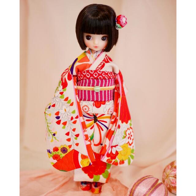 Rose Mela doll  復刻版リカちゃん　振袖セット　着物 3