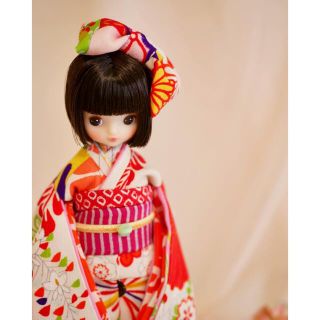 Rose Mela doll  復刻版リカちゃん　振袖セット　着物