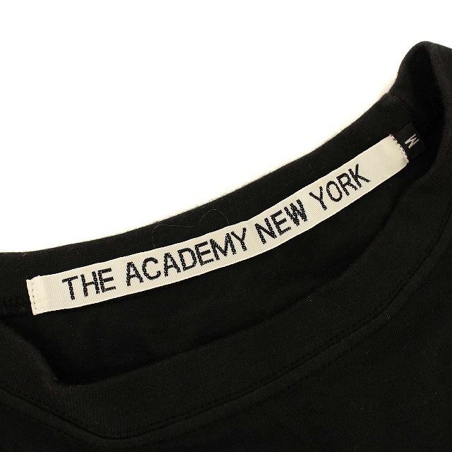 FRAMeWORK(フレームワーク)のフレームワーク THE ACADEMY NEW YORK ロンT 長袖 M 黒 メンズのトップス(Tシャツ/カットソー(七分/長袖))の商品写真
