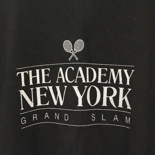 FRAMeWORK(フレームワーク)のフレームワーク THE ACADEMY NEW YORK ロンT 長袖 M 黒 メンズのトップス(Tシャツ/カットソー(七分/長袖))の商品写真