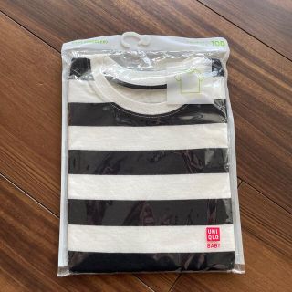 ユニクロ(UNIQLO)の新品未使用　UNIQLO  キッズ　ボーダーTシャツ(Tシャツ/カットソー)