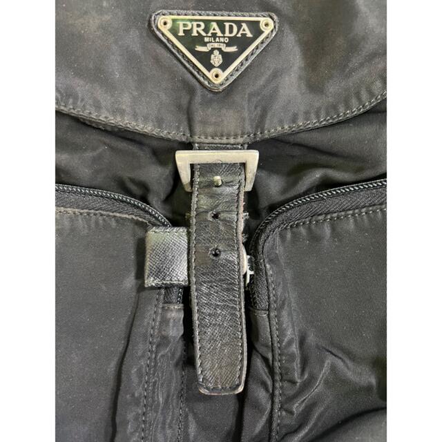 PRADA(プラダ)のプラダ PRADA ミニリュック バックパック ナイロン 黒 レディースのバッグ(リュック/バックパック)の商品写真