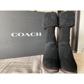 コーチ(COACH)のCOACH コーチ　美品　最安値値下げしましたレディースブーツ(レインブーツ/長靴)