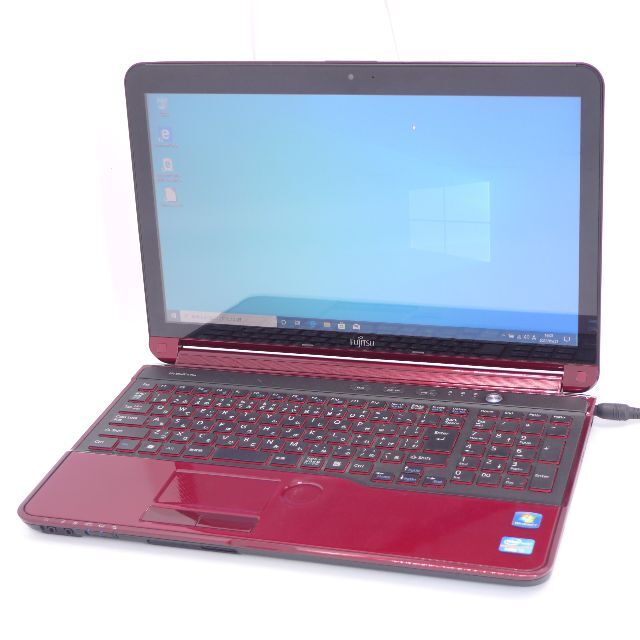 新品SSD 赤色 AH77/G 8GB Blu-ray 無線 カメラ Win10