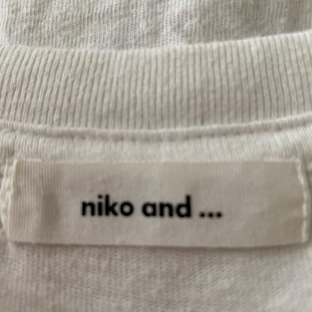 niko and...(ニコアンド)の⭐︎ニコアンド　バックプリントTシャツ⭐︎ レディースのトップス(Tシャツ(半袖/袖なし))の商品写真