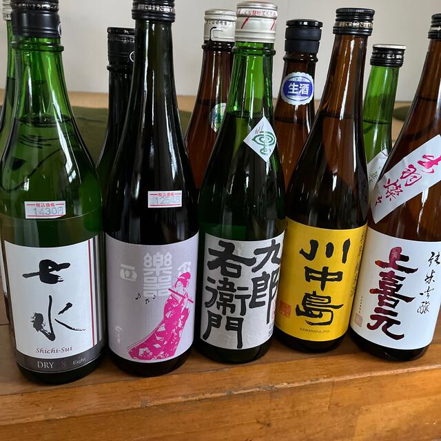 日本酒　四合瓶　約半額