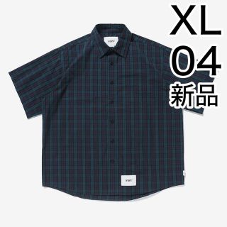 ダブルタップス(W)taps)の新品完売 WTAPS LP XL 04 ダブルタップス 半袖シャツ チェック柄(シャツ)