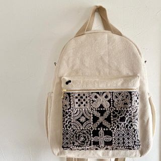 ミナペルホネン(mina perhonen)の専用です  リュック ⚮̈﻿ ハンドメイド ミナペルホネン リバティ 帆布(バッグ)