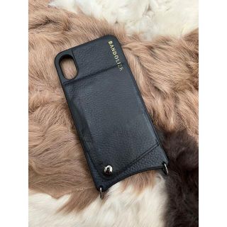 バンドリヤー BANDOLIER iPhone X / XS ケース 中古 黒 (iPhoneケース)