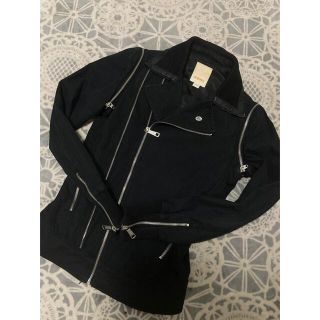 DIESEL - ディーゼル DIESEL コットン ライダースジャケット ブラック XS