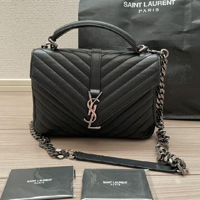 ブランド品専門の Saint Laurent - サンローラン カレッジ ショルダー
