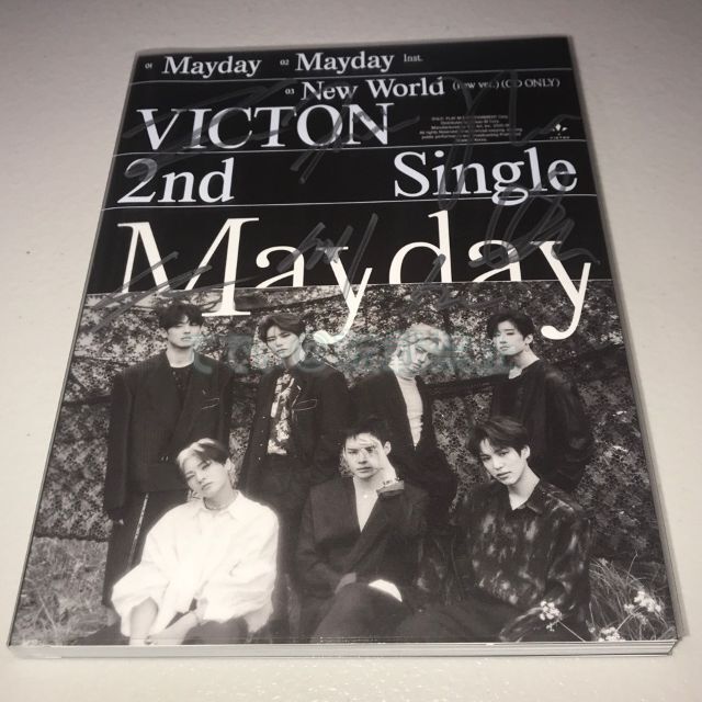 VICTON 直筆サイン 2ndシングル「Mayday」非売品CD