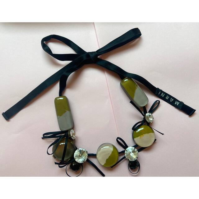 marni マルニ ビジューリボンネックレス sydneylighting.com.au