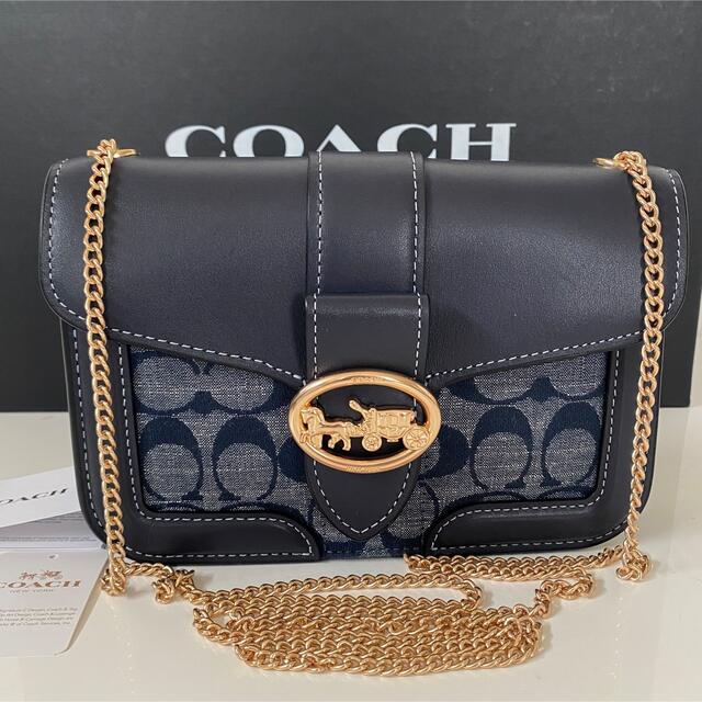 コーチ☆新品☆COACH 【ブティック】ジョージー 人気デニム 2wayバッグ | フリマアプリ ラクマ